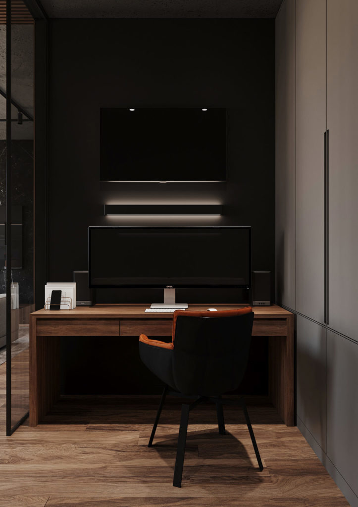 10 Dark Home Offices Soaked in Dramatic Glamour — Home Office Bits