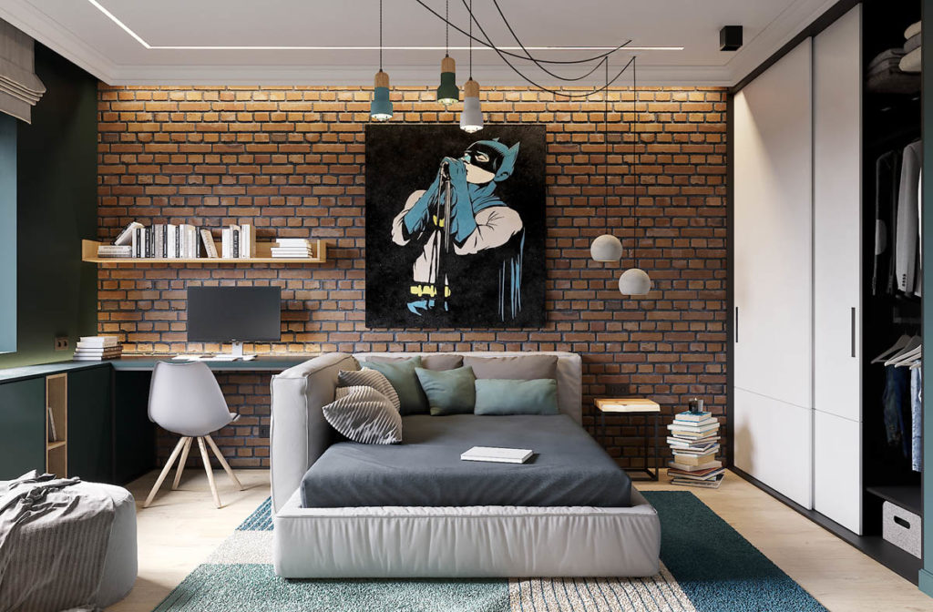 75 Brick Wall Bedroom Ideas You'll Love - September, 2023 | Houzz